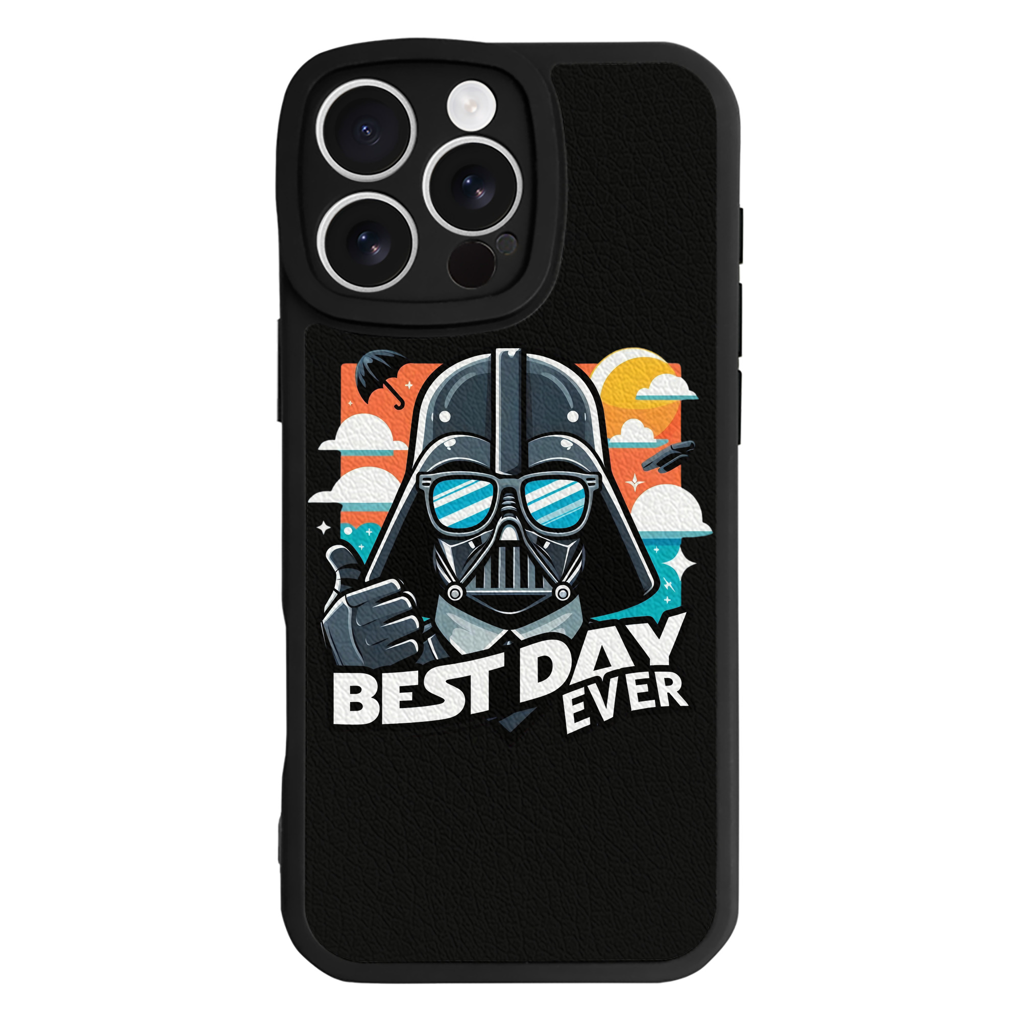 （画像用） スター・ウォーズ Star Wars 【iPhone 16シリーズ対応】シリコンスマホケース（レザー調） 材質：シリコン